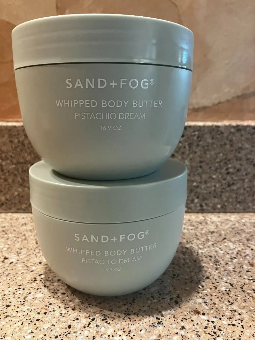 Sand + Fog Set of 2 Jumbo Pistachio Dreams Body Butter!! Brand New!!